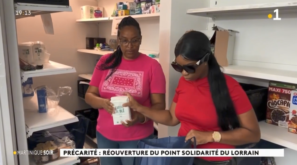 RÉOUVERTURE DU POINT SOLIDARITÉ – Reportage Martinique La 1ère 23/09/2023