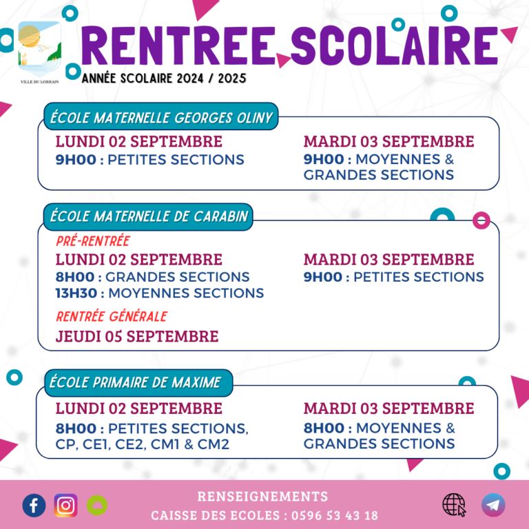 RENTREE SCOLAIRE 2024 2025 - 1